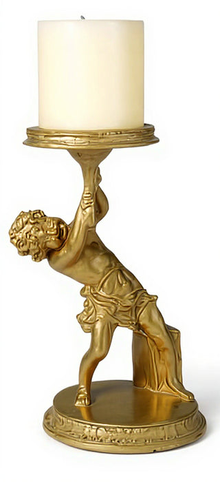 Captive Angel Candleholder Statue - 13-inch