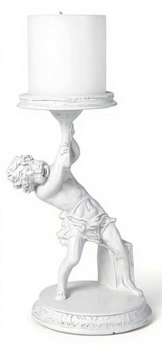 Captive Angel Candleholder Statue - 13-inch
