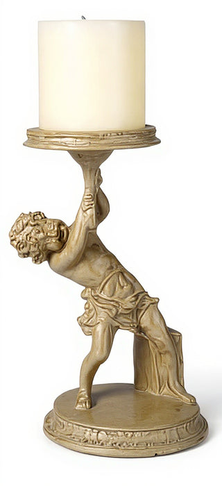 Captive Angel Candleholder Statue - 13-inch