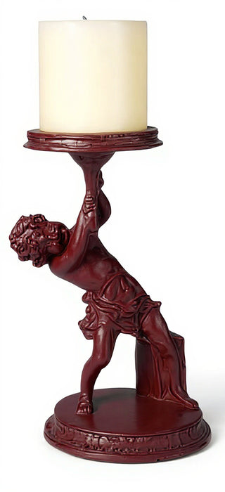 Captive Angel Candleholder Statue - 13-inch