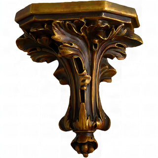 Daprato Leaf Bracket Wall Bracket - 10.5-inch — Bronze finish