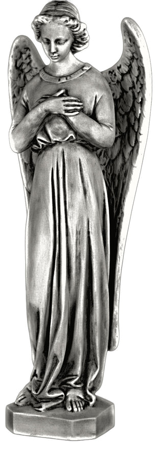 Angel In Cari Cross Statue - 25-inch