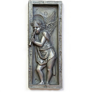 Rossellino Drape Wall Plaque - 23-inch — Aged Silver finish