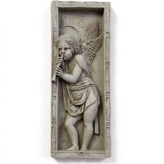 Rossellino Drape Wall Plaque - 23-inch — Antique Stone finish