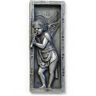 Rossellino Drape Wall Plaque - 23-inch — Antique Silver finish