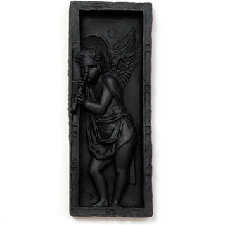 Rossellino Drape Wall Plaque - 23-inch — Dusted Black finish