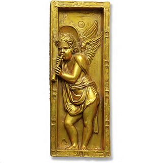 Rossellino Drape Wall Plaque - 23-inch — Deep Gold finish