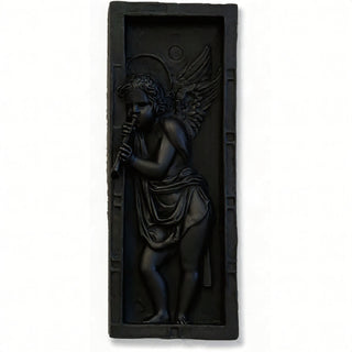 Rossellino Drape Wall Plaque - 23-inch — Flat Black finish