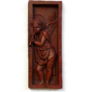 Rossellino Drape Wall Plaque - 23-inch — Rust finish