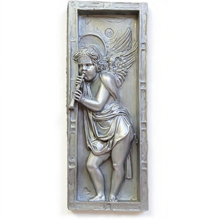 Rossellino Drape Wall Plaque - 23-inch — Silver finish