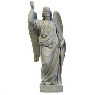 Angel's Glory Statue - 25-inch — Antique Stone finish