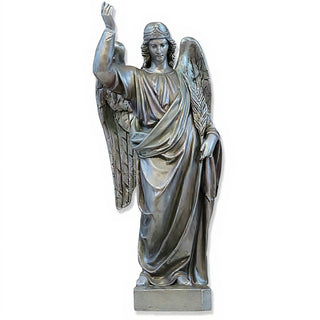 Angel's Glory Statue - 25-inch — Antique Silver finish
