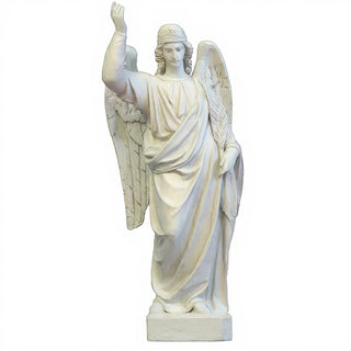 Angel's Glory Statue - 25-inch — Antique White finish