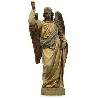 Angel's Glory Statue - 25-inch — Gothic Stone finish