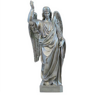 Angel's Glory Statue - 25-inch — Silver finish