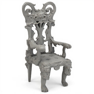 Thorn Chair Bench - 21-inch — Limestone finish