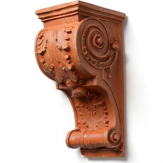 Sculpted Wood-Style Bracket Wall Bracket - 12-inch — Metro finish