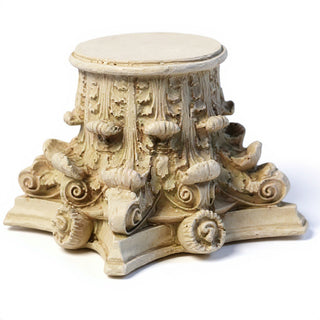 Corinthian Riser Candleholder — Museum Terracotta finish