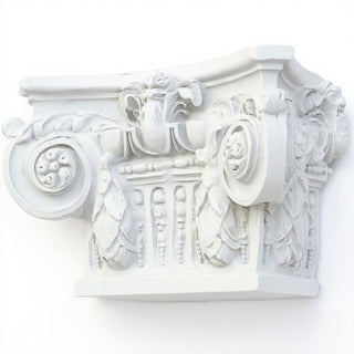 Ornate Bracket Wall Bracket — Flat White finish