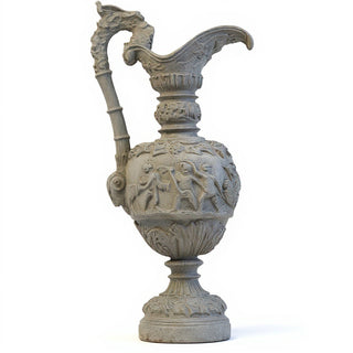 Roman Water Urn Planter - 20-inch — Antique Stone finish