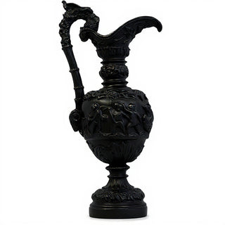 Roman Water Urn Planter - 20-inch — Flat Black finish