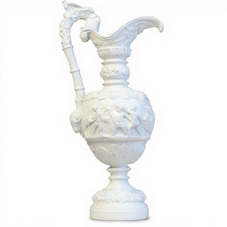 Roman Water Urn Planter - 20-inch — Flat White finish