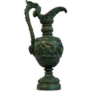 Roman Water Urn Planter - 20-inch — Green Bronze finish
