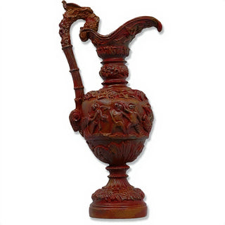Roman Water Urn Planter - 20-inch — Rust finish