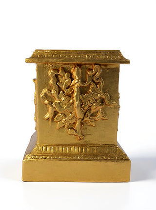 Decorative Pedestal - 44-inch — Antique Gold finish