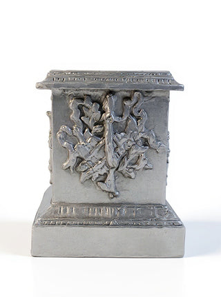 Decorative Pedestal - 44-inch — Antique Silver finish