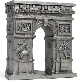 Classical Arch Wall Plaque - 10-inch — Aged Silver finish