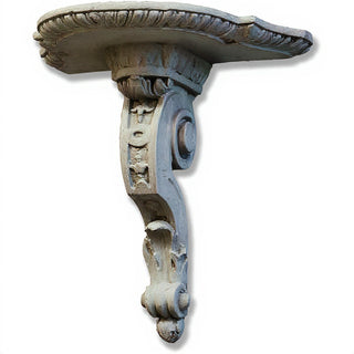 Scroll Drapery Bracket - 9-inch — Antique Stone finish