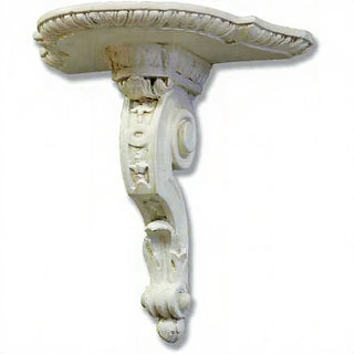 Scroll Drapery Bracket - 9-inch — Antique White finish
