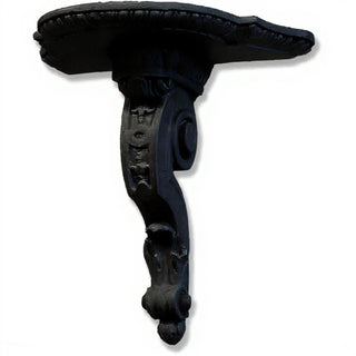 Scroll Drapery Bracket - 9-inch — Dusted Black finish