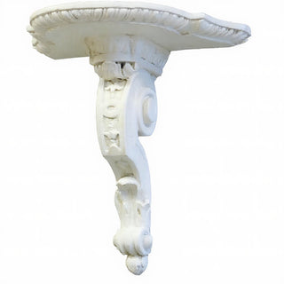 Scroll Drapery Bracket - 9-inch — Flat White finish