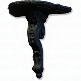 Scroll Drapery Bracket - 9-inch — Iron finish