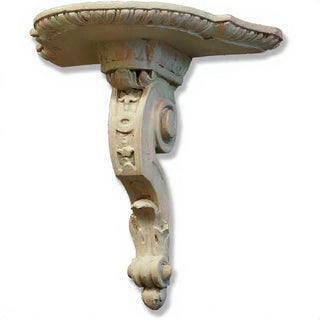 Scroll Drapery Bracket - 9-inch — Museum Terracotta finish