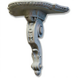 Scroll Drapery Bracket - 9-inch — Old Stone finish