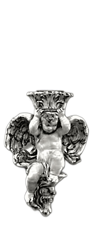 Putti Candleholder (Straight) Statue - 10-inch