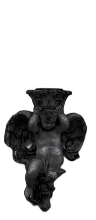 Putti Candleholder (Straight) Statue - 10-inch