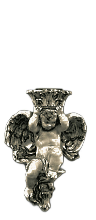 Putti Candleholder (Straight) Statue - 10-inch