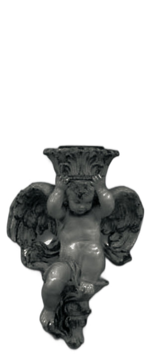 Putti Candleholder (Straight) Statue - 10-inch