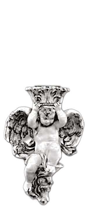 Putti Candleholder (Straight) Statue - 10-inch