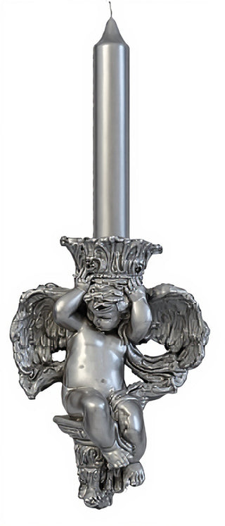 Putti Candleholder(Side) Statue - 10-inch
