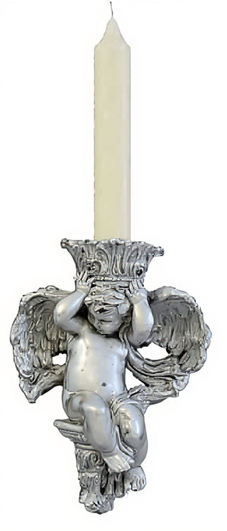 Putti Candleholder(Side) Statue - 10-inch