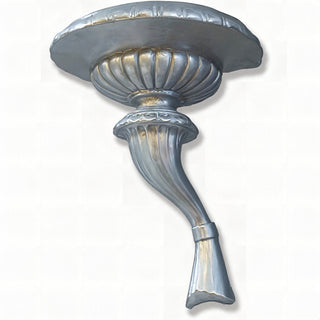 Sway Bracket Wall Bracket - 9-inch — Antique Silver finish