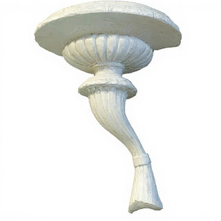 Sway Bracket Wall Bracket - 9-inch — Antique White finish