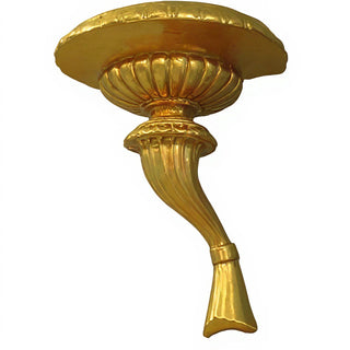 Sway Bracket Wall Bracket - 9-inch — Deep Gold finish