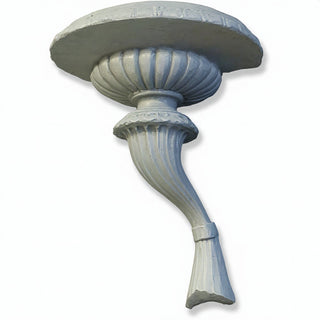 Sway Bracket Wall Bracket - 9-inch — Limestone finish