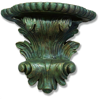 Flowing Bracket Wall Bracket - 9-inch — Green Bronze finish